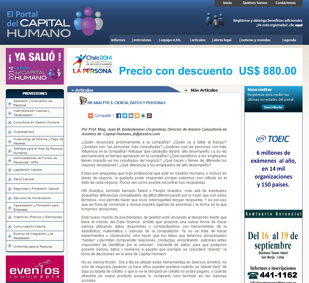 Portal Capital Humano HR Analytics